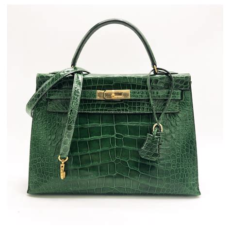 hermes kelly bag grün|hermes kelly bag crocodile.